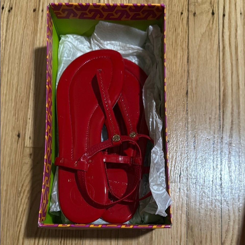 Tory Burch Red Women's Sandals